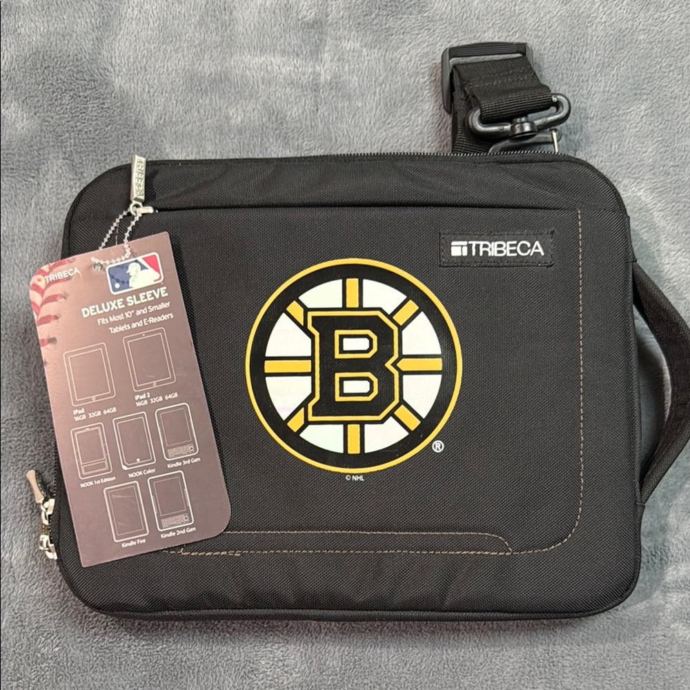 Tribeca Boston Bruins Tribeca tablet sleeve.